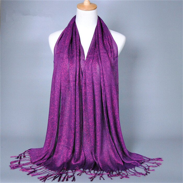 Winter New Scarf Print Solid Color Long Shawls