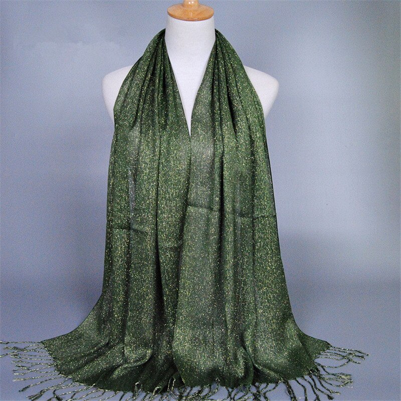 Winter New Scarf Print Solid Color Long Shawls