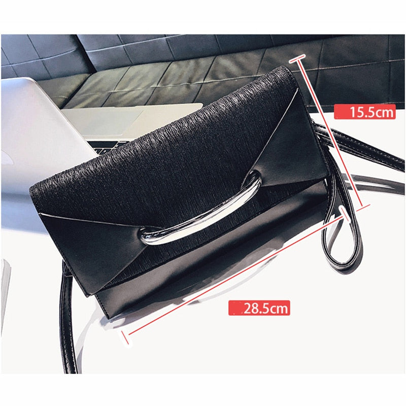 Envelope Clutch Bag Women Leather Luxury