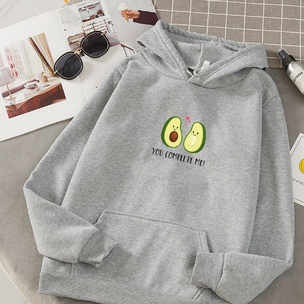 Warm Streetwear Hoodie Female Fashion Casual