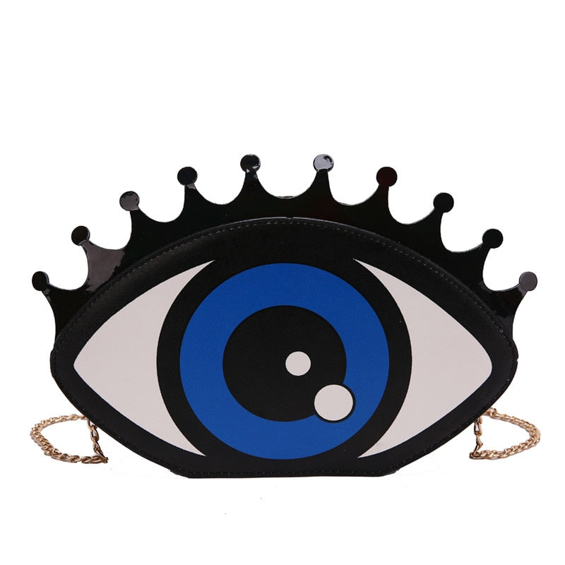 Women Small Shoulder Bag Eye Shape Fashion