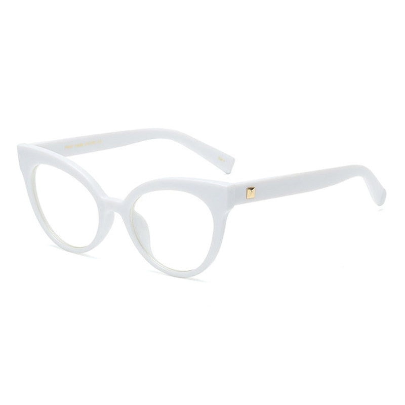 Woman Optical Eyeglasses Metal Legs Acetate