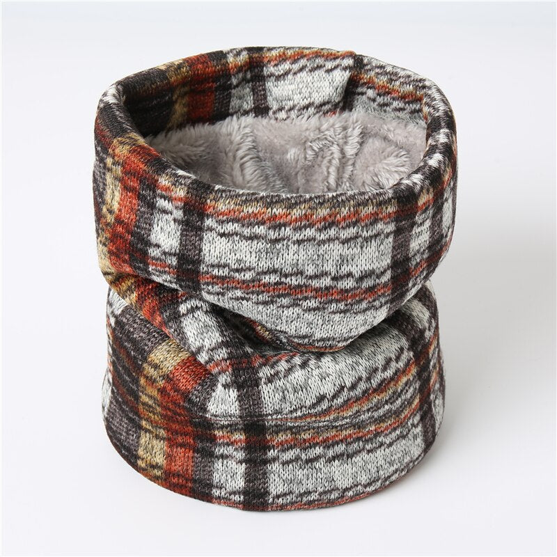 Face Snood Unisex Collar Winter Warm Ring Scarf