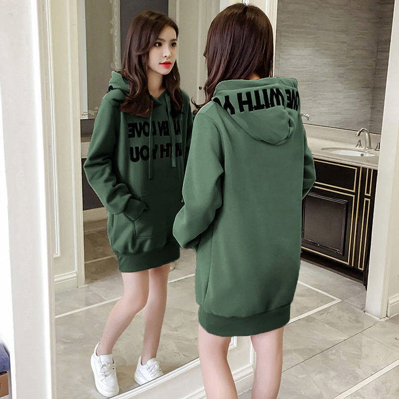 Harajuku Korean Loose Tops Female Casual Hoodie