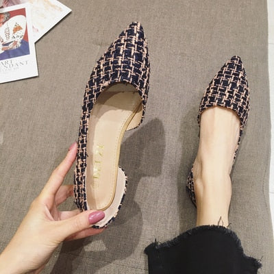 Women Flat Heel Shoes Summer Office Lady