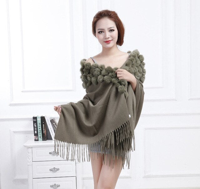 Women New Cashmere Pashmina Warm Shawl Soft Scarf