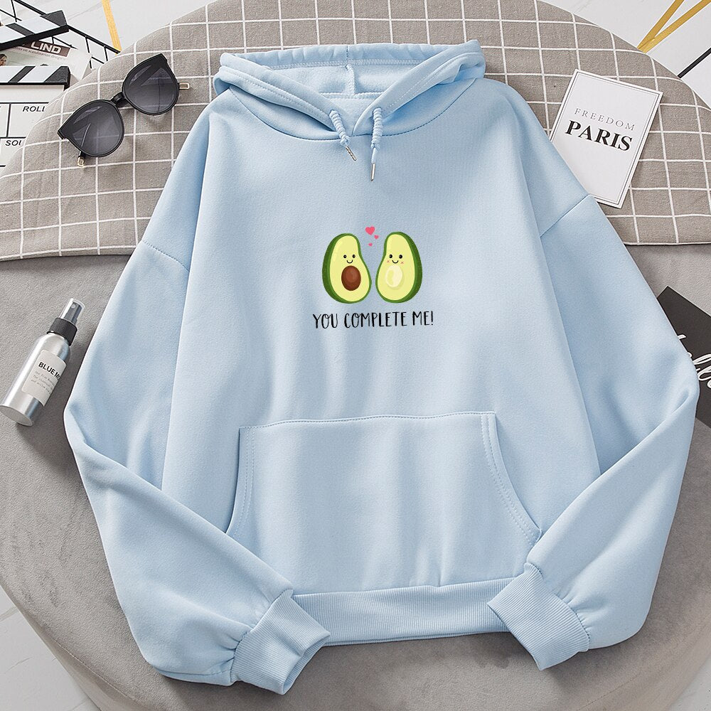 Warm Streetwear Hoodie Female Fashion Casual