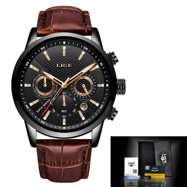 LIGE Brand Sport Watches For Womens Quartz