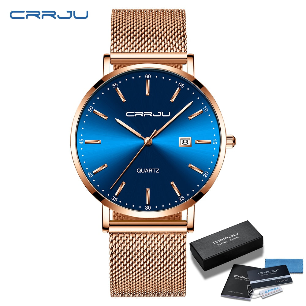 CRRJU Luxury Fashion Woman Bracelet Watch