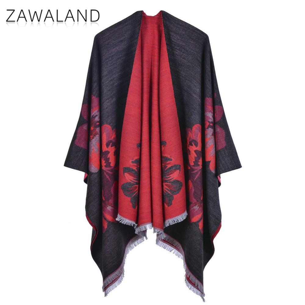 Zawaland Mandala Shawl Floral Printed Warm Scarf Home