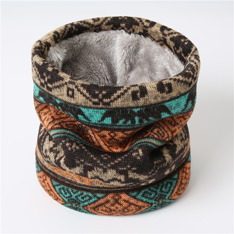 Face Snood Unisex Collar Winter Warm Ring Scarf