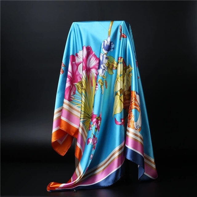 90*90cm Fashion Scarves for Women  Hijab Scarf