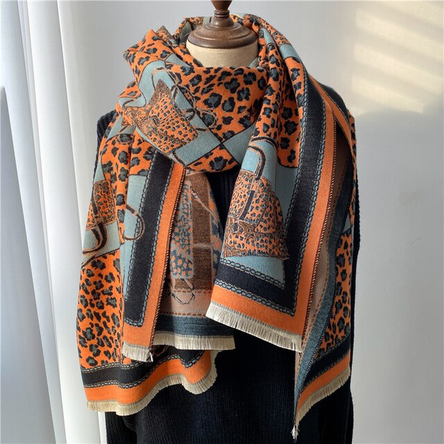 Autumn Winter Scarf Women Pashmina Shawls