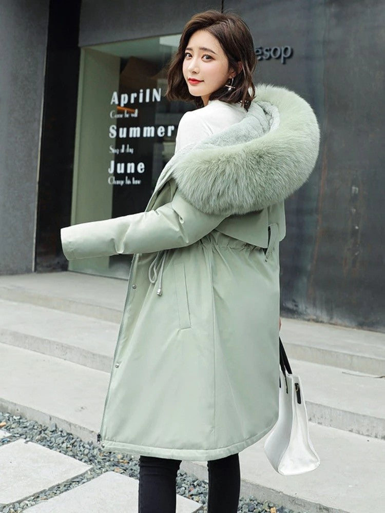 New Winter Jacket Women Cotton Coat Female Thick Warm