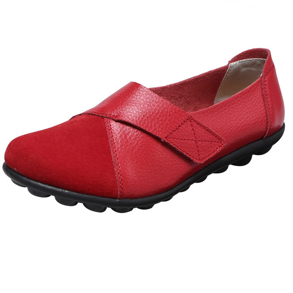 Orthopedic PU Leather Loafers Soft Sole