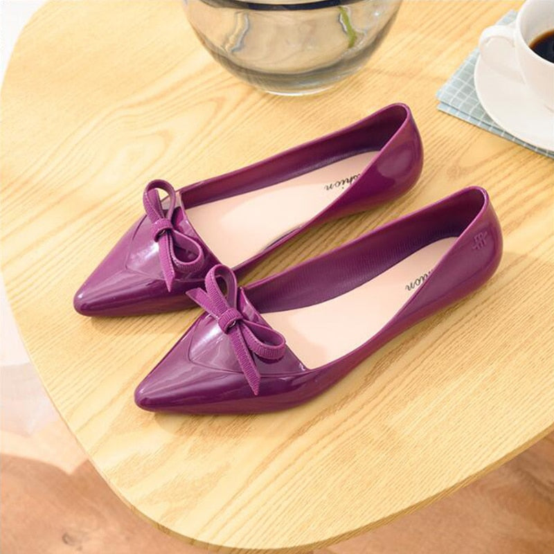 waterproof shoes, pointed rubber shoes; spring