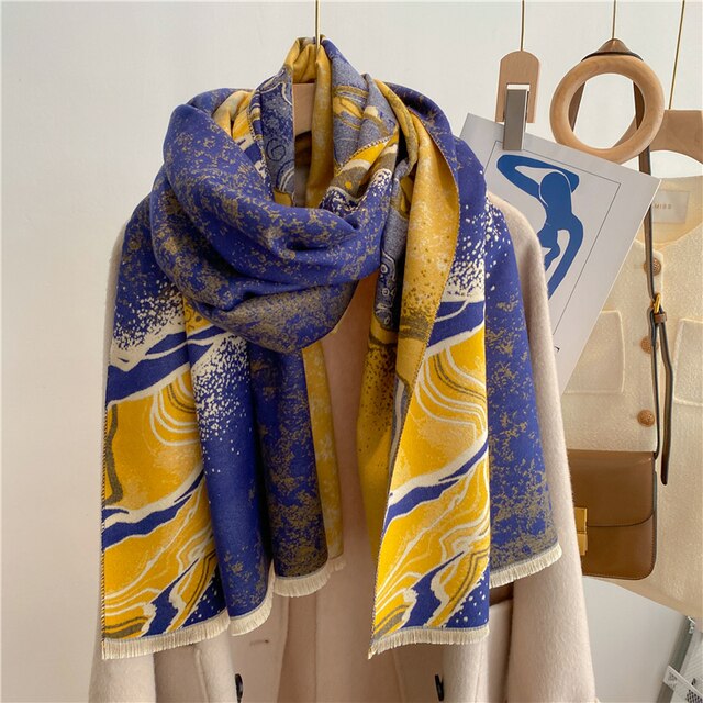 Autumn Winter Scarf Women Pashmina Shawls