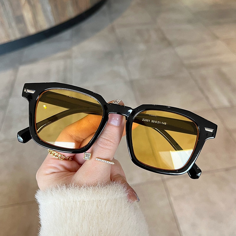 OIMG New Unisex Rectangle Vintage Sunglasses