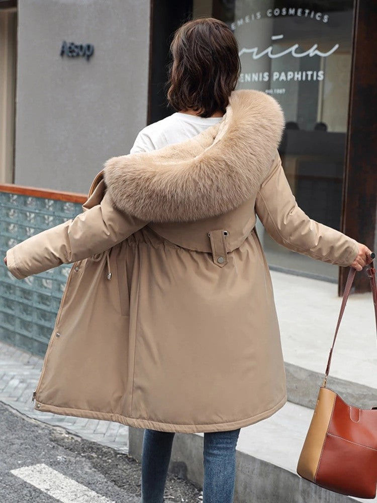 New Winter Jacket Women Cotton Coat Female Thick Warm