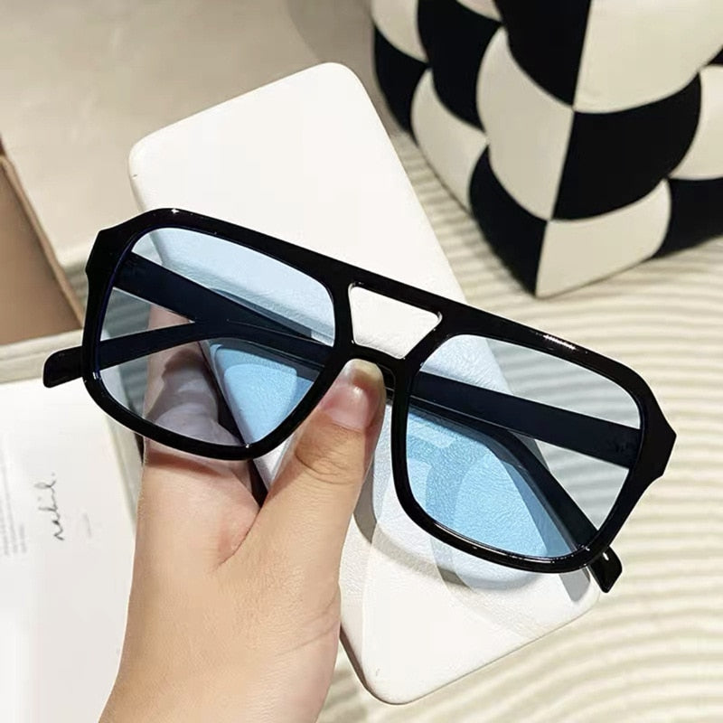 OIMG New Unisex Rectangle Vintage Sunglasses