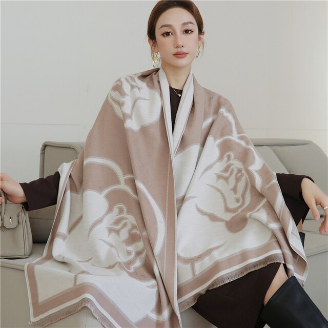 Autumn Winter Scarf Women Pashmina Shawls