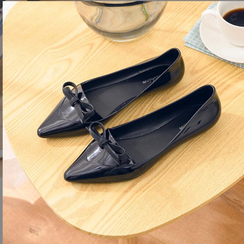 waterproof shoes, pointed rubber shoes; spring