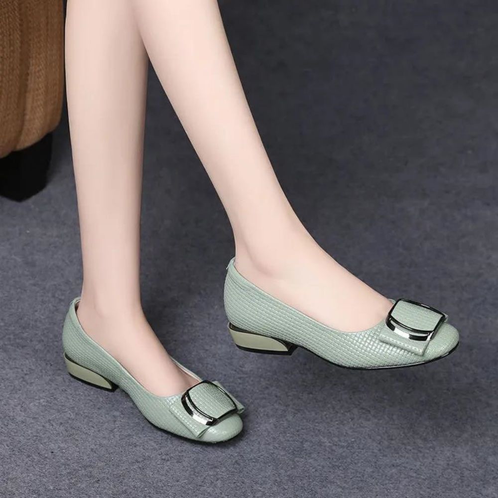 Real Soft Leather Shoes Women  Non-slip Soft