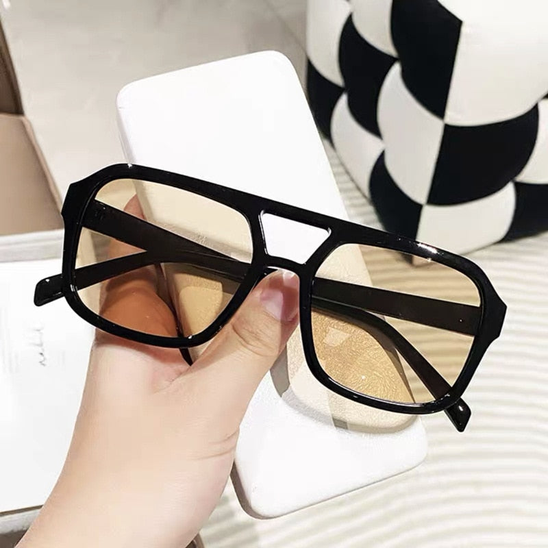 OIMG New Unisex Rectangle Vintage Sunglasses