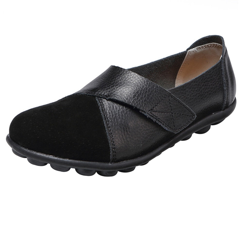 Orthopedic PU Leather Loafers Soft Sole