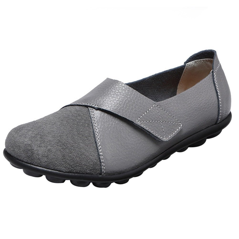 Orthopedic PU Leather Loafers Soft Sole