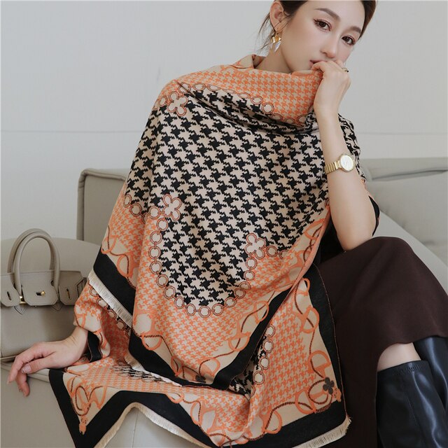 Autumn Winter Scarf Women Pashmina Shawls