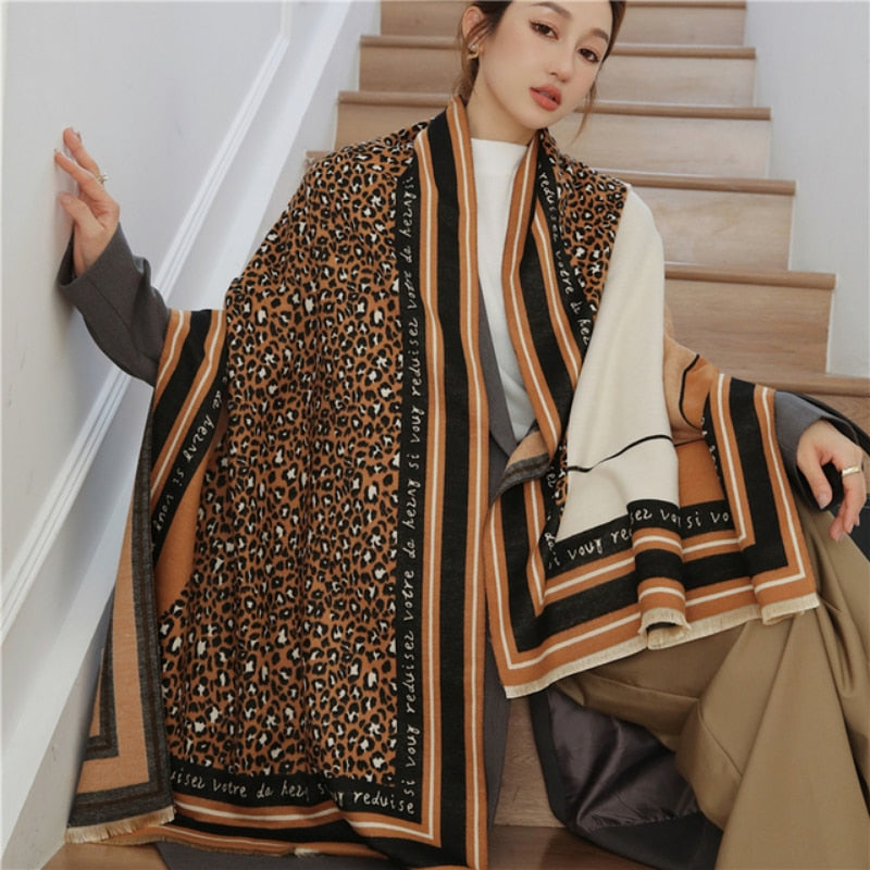 Autumn Winter Scarf Women Pashmina Shawls