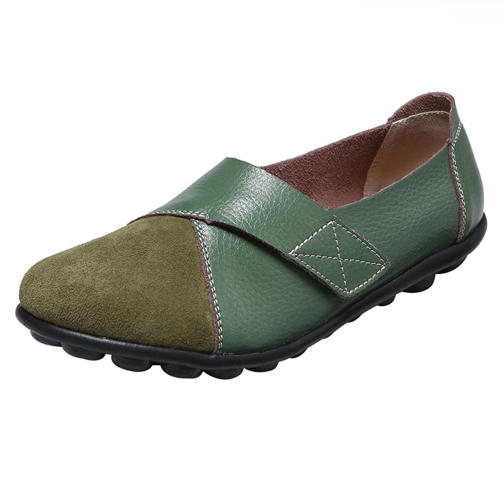 Orthopedic PU Leather Loafers Soft Sole