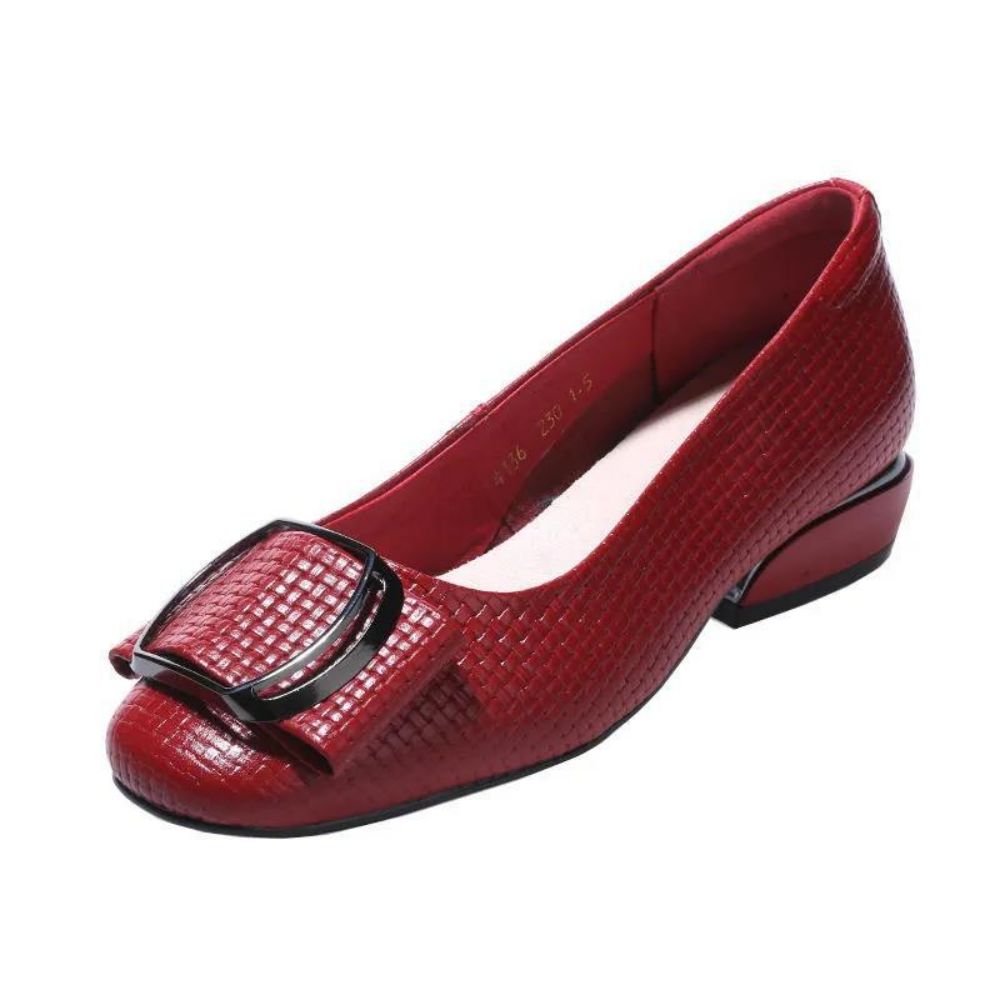 Real Soft Leather Shoes Women  Non-slip Soft