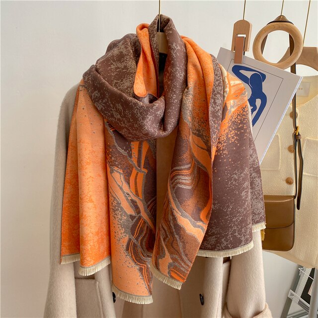 Autumn Winter Scarf Women Pashmina Shawls