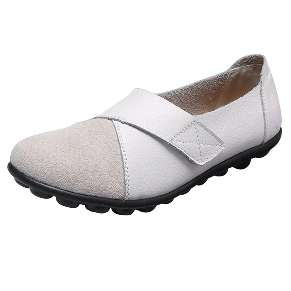 Orthopedic PU Leather Loafers Soft Sole