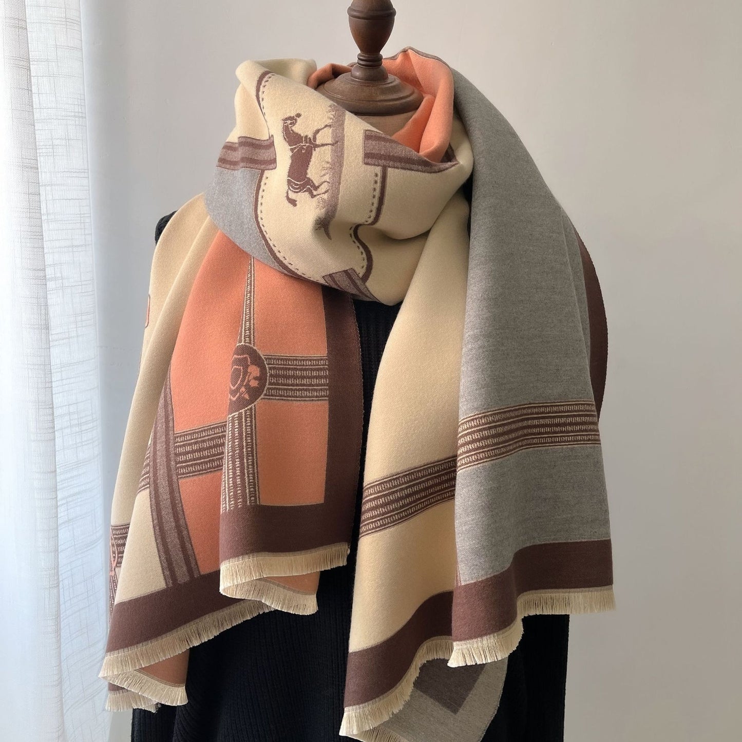 Autumn Winter Scarf Women Pashmina Shawls