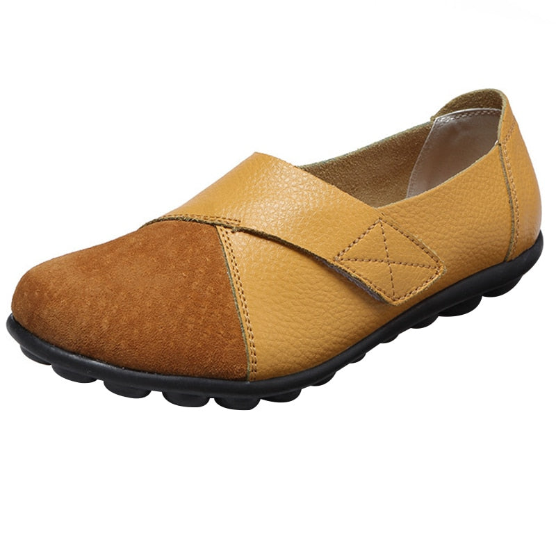 Orthopedic PU Leather Loafers Soft Sole